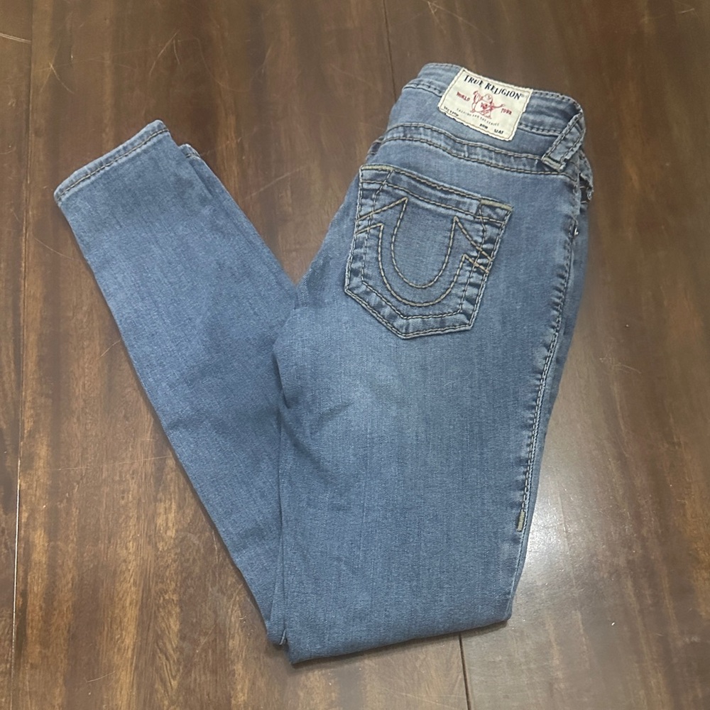 True Religion Women's Classic Denim Skinny Jeans